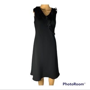 Talbots Black Sheath Dress SZ 6